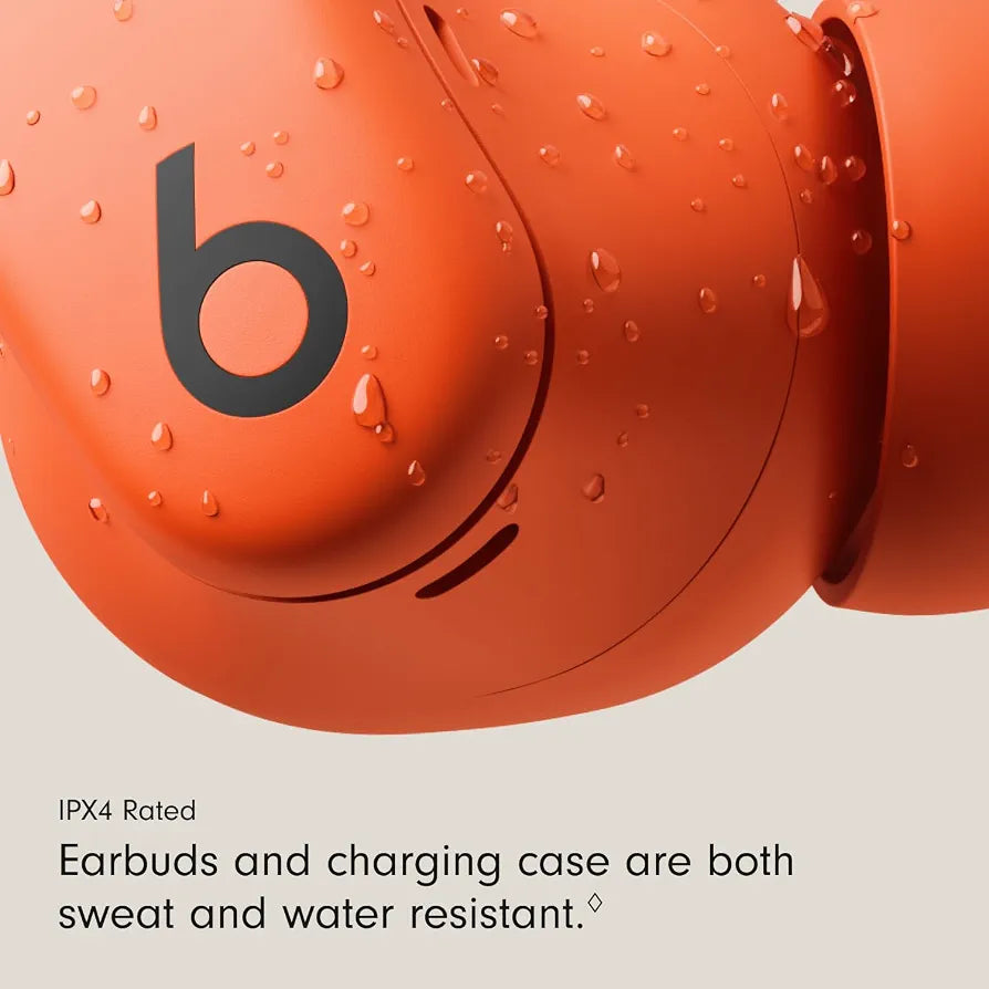 Beats Powerbeats Fit - Wireless Noise Cancelling Workout Earbuds with Secure-Fit Wingtips, Up to 30-Hour Battery Life, Sweat & Water Resistant, Apple & Android Compatible - Spark Orange